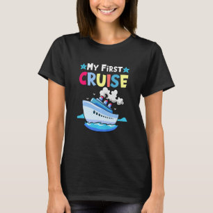 Kids My First Cruise Girls Boys Kids  Vacation Cru T-Shirt