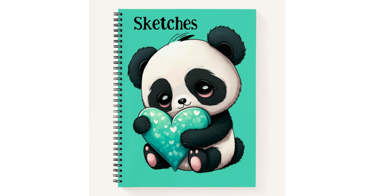 Kids My Panda Sketch Notebook Zazzle