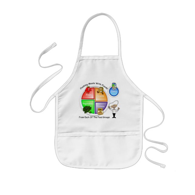 Kids My Plate Apron (Front)