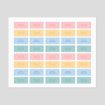 Kid's Name Boy & Girl Clothing Labels