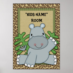 Kids name Hippo Poster