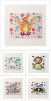 Kids Name Learning Puzzles
