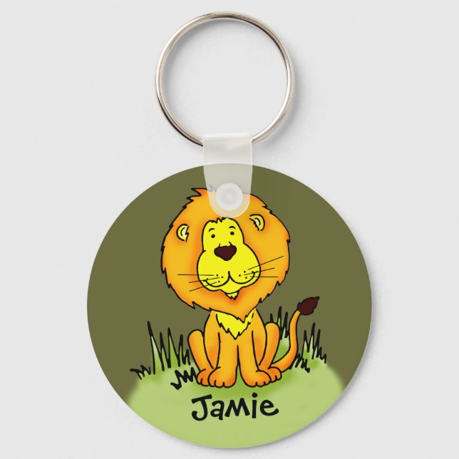 Kids named lion keychain (Front)