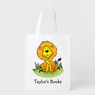 Kids named Lion library book bag