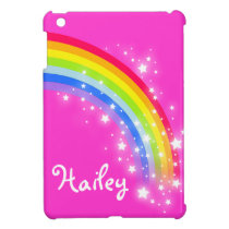 Kids named rainbow bright pink ipad mini cover Kids named rainbow bright pink ipad mini cover