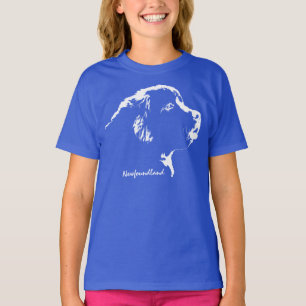 Kid's Newfoundland Dog T-Shirt Organic Dog Shirts