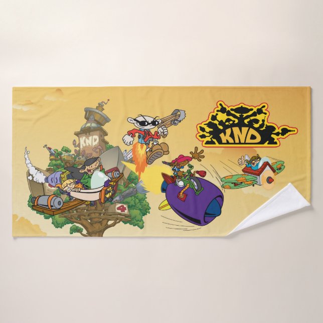 Kids Next Door BATTLE STATIONS! Bath Towel (Bath Towel)