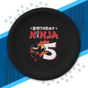 Kids Ninja Birthday Party Gift - 5 Year Old Paper Plates