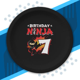 Kids Ninja Birthday Party Gift - 7 Year Old Paper Plates