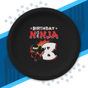 Kids Ninja Birthday Party Gift - 8 Year Old Paper Plates