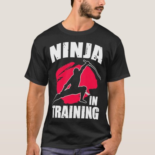 Kids Ninja Outfits And Ninja Costumes Ninja In Tra T_Shirt