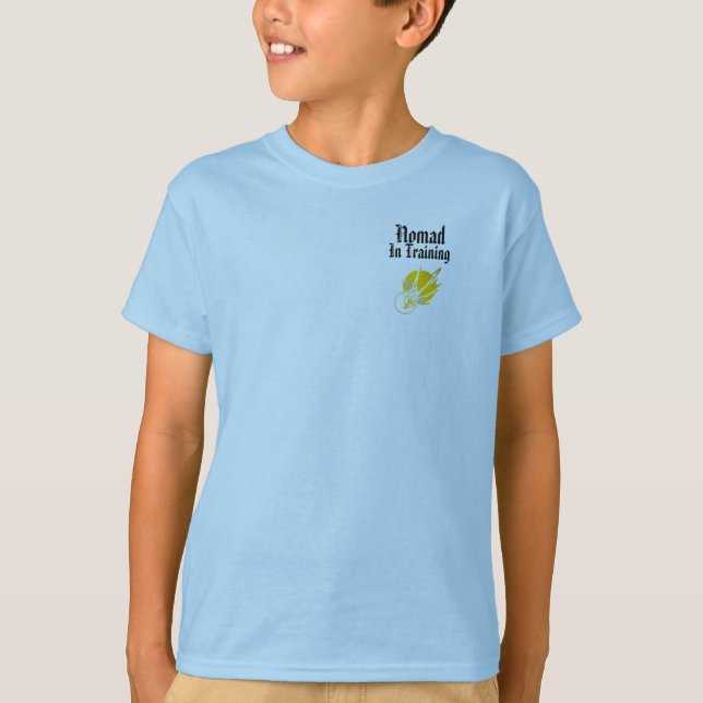 Kids Nomad In Training T-shirts (Front)