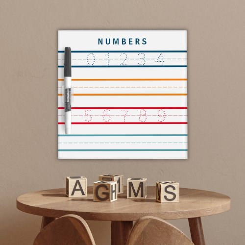 Kids Numbers Writing Practice Tracing Chart Dry Erase Board