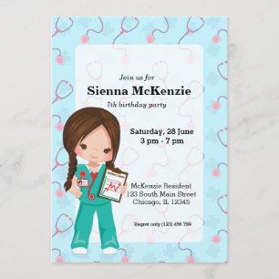 Kids Nurse Invitation