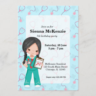 Kids Nurse Invitation