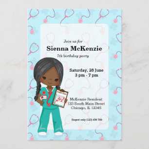 Kids Nurse Invitation