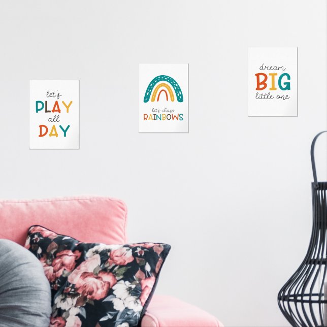 Kids Nursery  Wall Art Sets (Livingroom)
