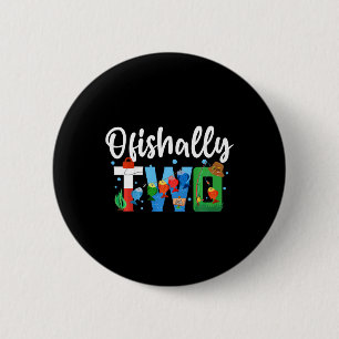 Kids O-fish-ally Two Birthday Decorations 2 Year O Button