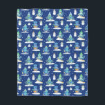 Kids Octopus Winter Sports Funny Animal  Fleece Blanket<br><div class="desc">Kids Octopus Winter Sports Funny Animal Blanket Octopus and Snowman pattern with winter sports,  skiing,  sledding,  and snowboarding. Winter Holiday Christmas or Hanukah or winter birthday.</div>