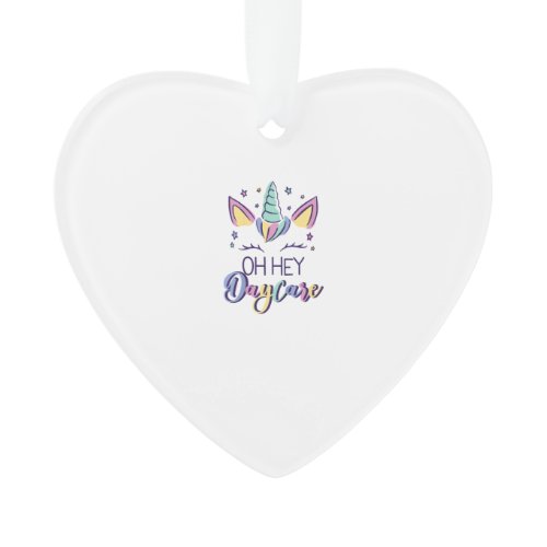 Kids Oh Hey Daycare Vibes First Day Of Daycare Gir Ornament