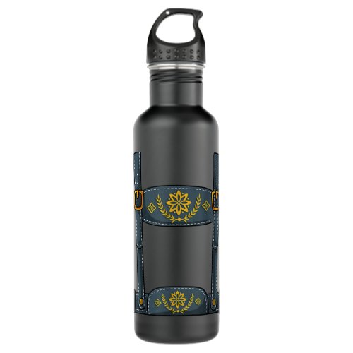 Kids Oktoberfest Outfit _ Boys Lederhosen Costume Stainless Steel Water Bottle