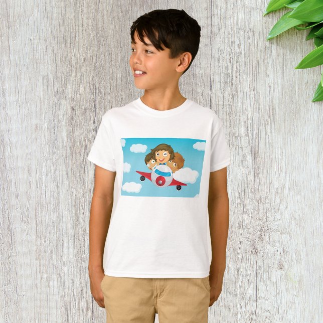 Kids On A Plane T-Shirt (Creator Uploaded)