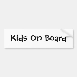 Kids On Board Bumper Sticker