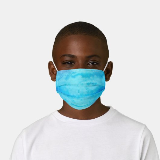 KIDS or ADULTS Beautiful Ocean Face Mask (Worn)