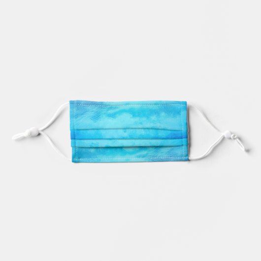 KIDS or ADULTS Beautiful Ocean Face Mask (Front, Folded)