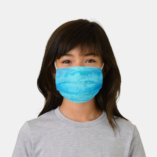 KIDS or ADULTS Beautiful Ocean Face  Mask (Worn)