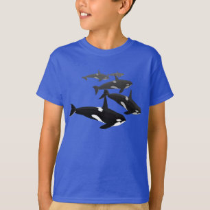 Kid's Orca Whale Sweatshirt Killer Whale Shirts