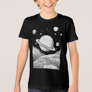 Kids Outer Space Adventure T-Shirt Tri-Blend Shirt