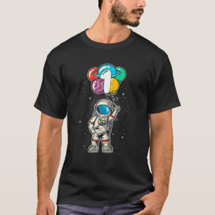 Kids Outer Space Astronaut 1St Birthday Boy 1 Year T-Shirt