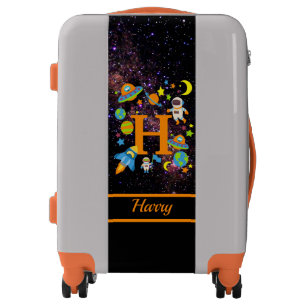 Kids Outer Space Rocket Luggage