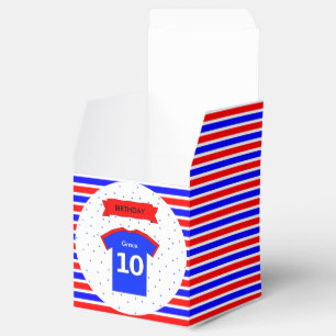 Kids party 10th birthday custom name favor boxes