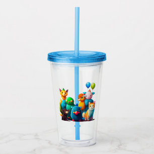 Kid's Party Acrylic Tumbler