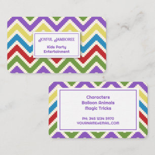 Kids Party Business Card