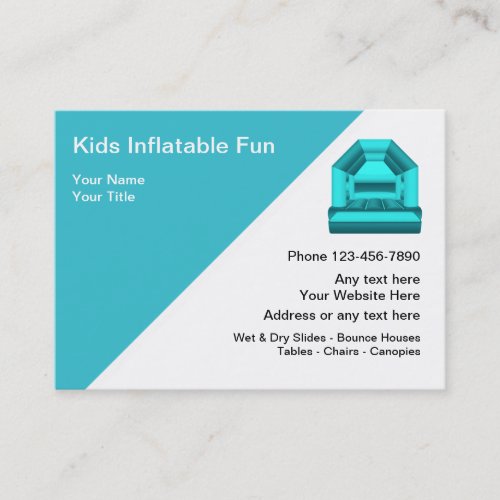 Kids Party Entertainment Business Cards