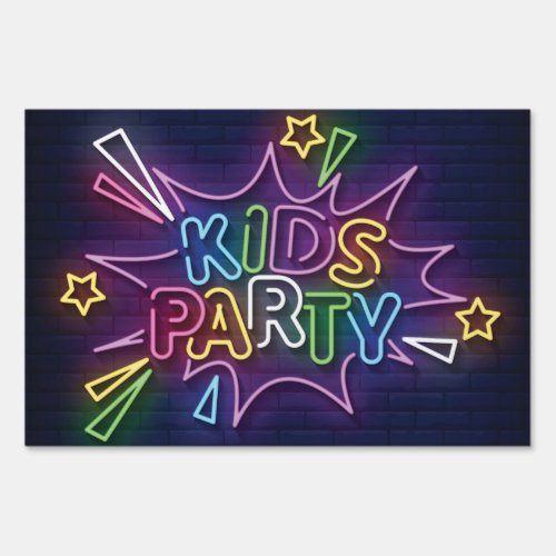 Kids Party Neon Signs