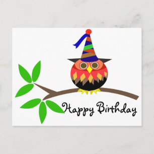 Kids Party: Owl Postcard