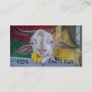 KID'S PARTY PLANNER BUSINESS CARD