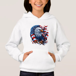 Kids Patriotic Flag Hoodie
