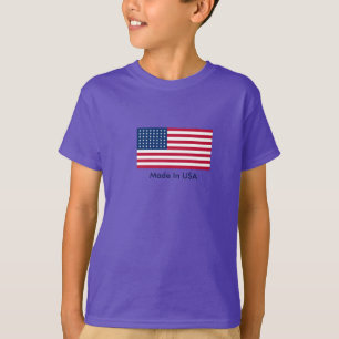Kids Patriotic Flag T-Shirt