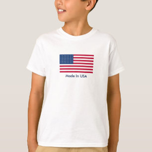 Kids Patriotic Flag T-Shirt