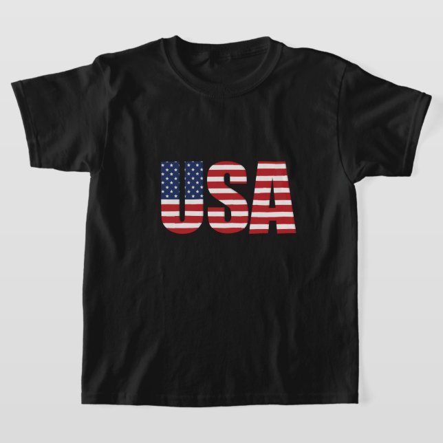 Kids Patriotic T-shirt (Laydown)