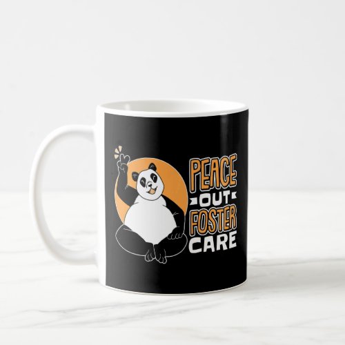 Kids Peace Out Foster Care Cat Adoption Day Boys G Coffee Mug