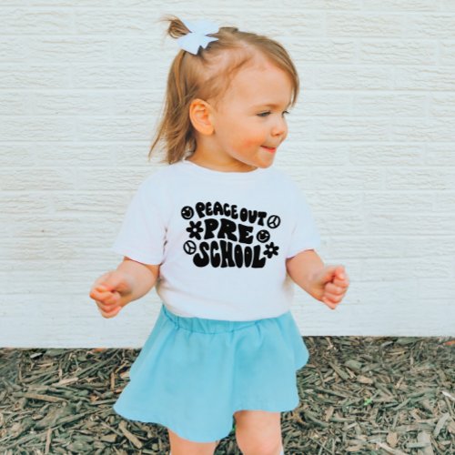 Kids Peace Out Preschool T_shirt