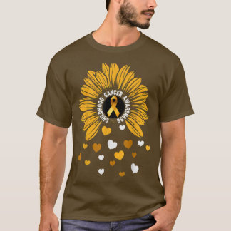 Kids Pediatric cancer Sunflower childhood cancer a T-Shirt