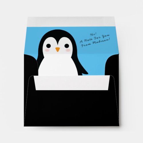 Kids Penguin Cute Envelope