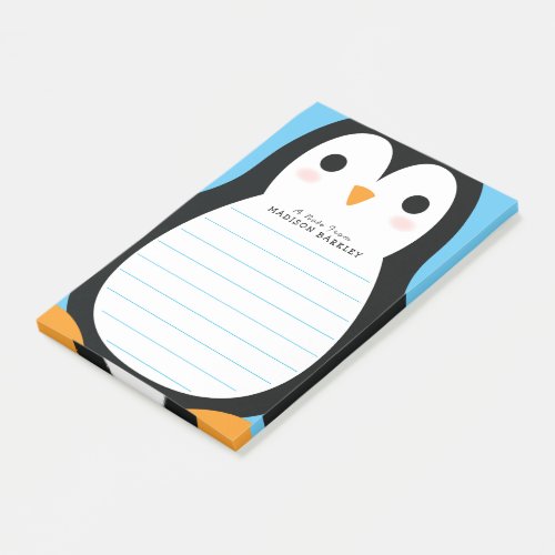 Kids Penguin Cute Post_it Notes